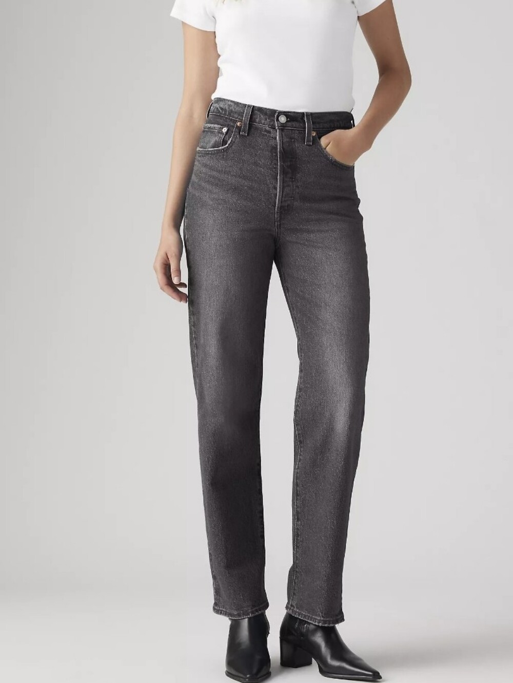 Levi’s Ribcage Straight Ankle High Rise Jeans Sz 30